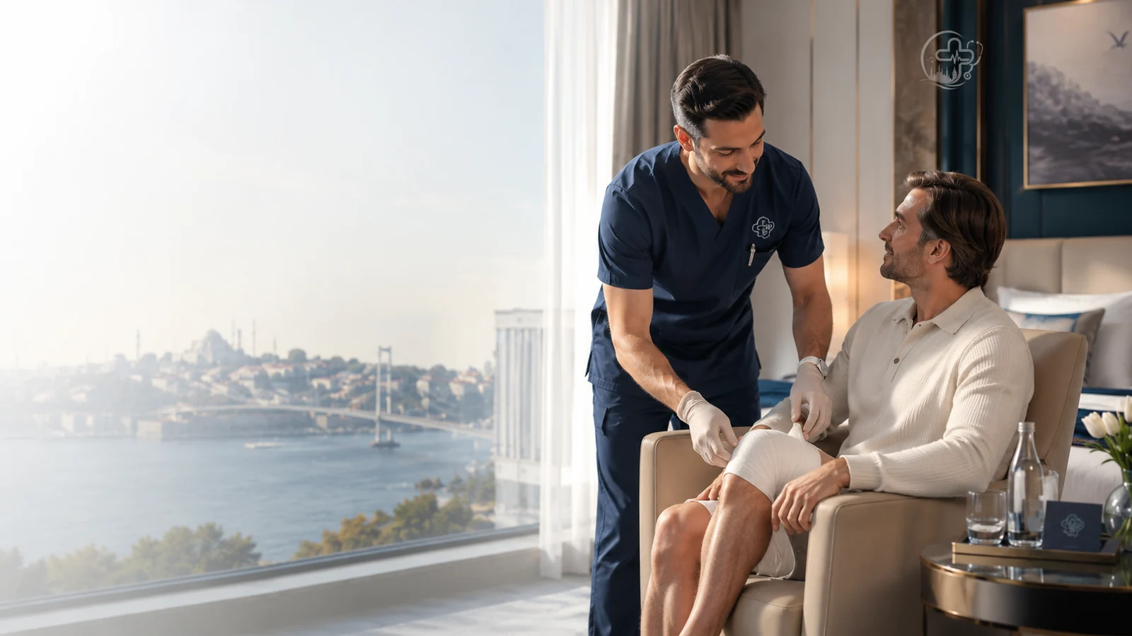 Wound and Dressing Check Before a Return Flight: Hotel Aftercare in Istanbul